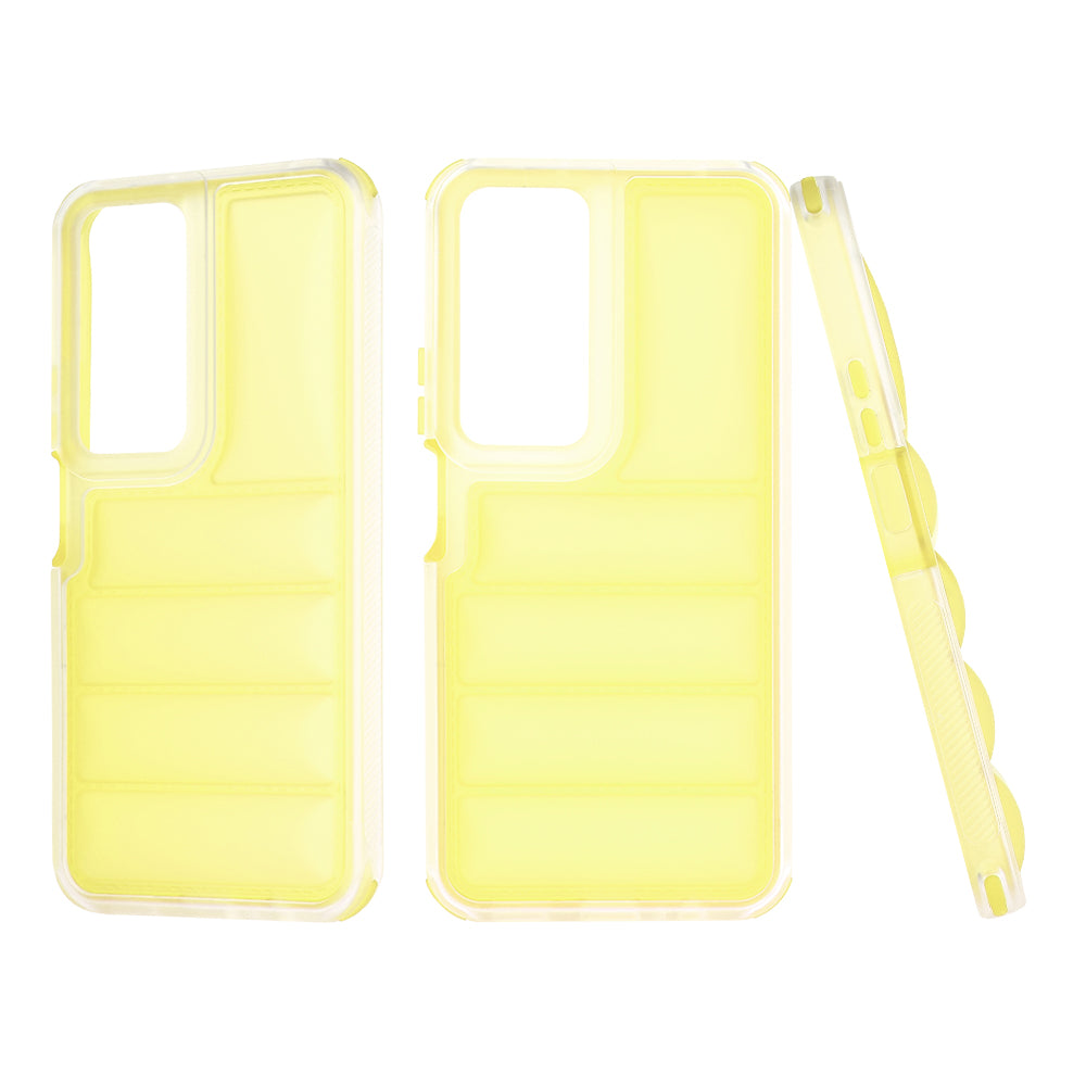 Husa de protectie Techsuit Wave Shield compatibil cu Honor X7b / X7b 5G / 90 SMART, Galben