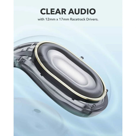 Casti Anker SoundCore C30i (A3330G11), Bluetooth 5.3, Open-Ear, IPX4, Noise Reduction, Microphone, Negru