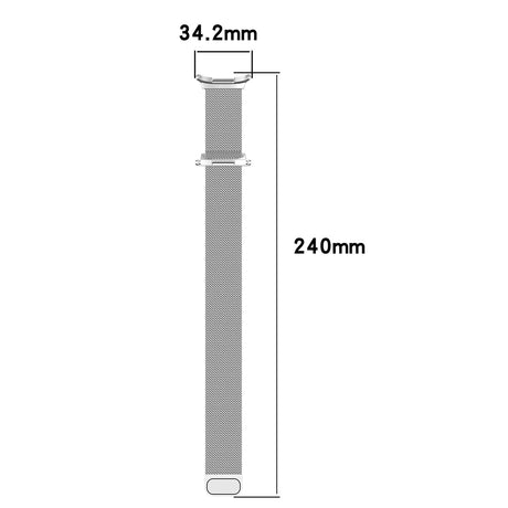 Curea smartwatch Techsuit Watchband (W009) compatibil cu Samsung Galaxy Watch Ultra 47mm / Watch Ultra 2, Titanium Natural