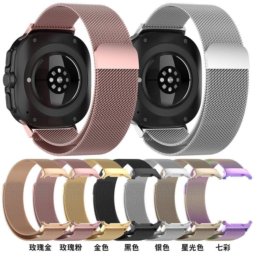 Curea smartwatch Techsuit Watchband (W009) compatibil cu Samsung Galaxy Watch Ultra 47mm / Watch Ultra 2, Auriu