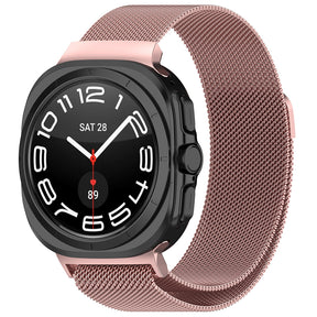 Curea smartwatch Techsuit Watchband (W009) compatibil cu Samsung Galaxy Watch Ultra 47mm / Watch Ultra 2, Roz