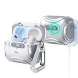 Casti ESR Cyber Magnetic Lock Case HaloLock, Apple AirPods Pro 1 / 2, Gri