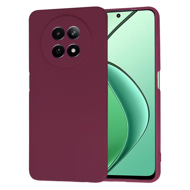 Husa de protectie Techsuit SoftFlex compatibil cu Realme 12 / 12x, Plum Red