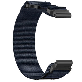Curea smartwatch Techsuit Watchband QuickFit 20mm (W057) compatibil cu Instinct 2S/2S Solar/Approach S70 42mm/fenix 7S Pro Sapphire Solar, Bleumarin