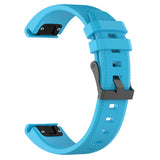Curea smartwatch Techsuit Watchband QuickFit compatibil cu Garmin Fenix 3 / Fenix 5X / Fenix 6X, Albastru