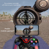 Accesoriu gaming Techsuit Wireless Controller (V13), Bluetooth V4.0, 2.4G, 400mAh, Universal, Rosu