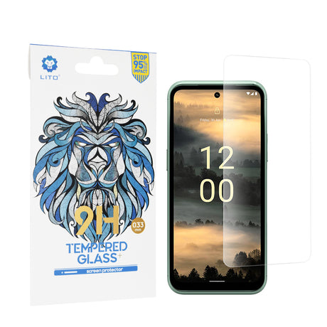 Folie de protectie Lito 2.5D Classic Glass compatibil cu Nokia XR21, Transparent