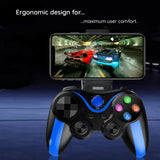 Accesoriu gaming Techsuit Wireless Controller (V13), Bluetooth V4.0, 2.4G, 400mAh, Universal, Albastru