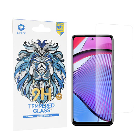 Folie de protectie Lito 2.5D Classic Glass compatibil cu Motorola Moto G Power 5G (2023), Transparent