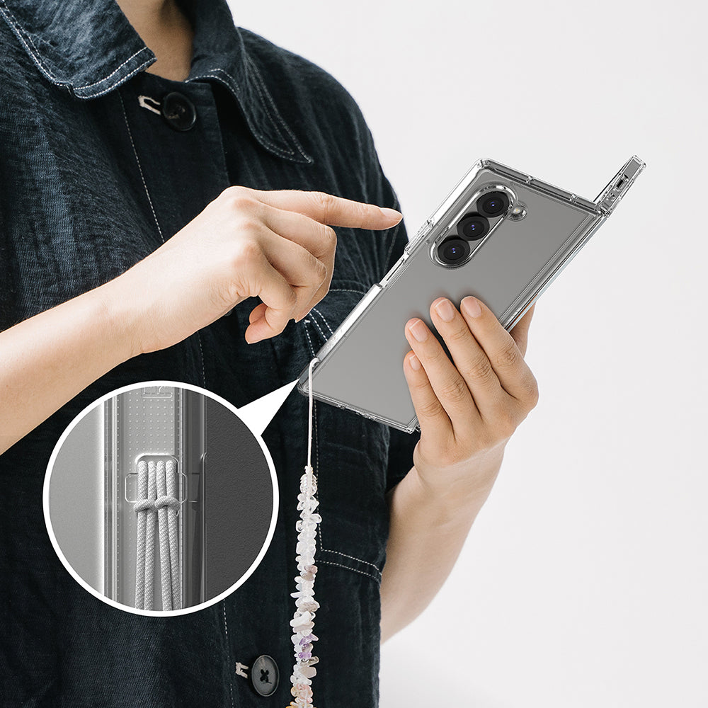 Husa de protectie Ringke Fusion compatibil cu Samsung Galaxy Z Fold6, Transparent