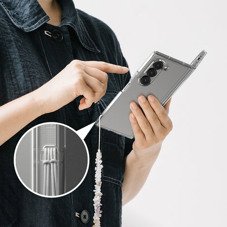 Husa de protectie Ringke Fusion compatibil cu Samsung Galaxy Z Fold6, Transparent