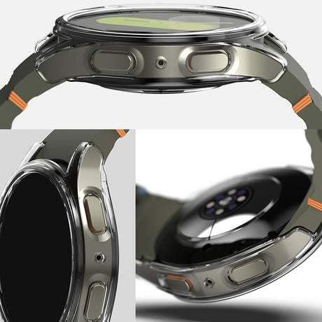 Folie de protectie smartwatch Ringke Slim + Screen Protector compatibil cu Samsung Galaxy Watch7 40mm, Transparent
