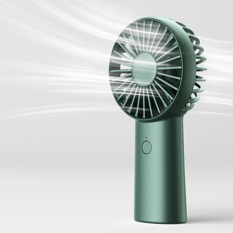 JisuLife Premium Portable Mini Fan Life6 (FA20X), USB-C Rechargeable, 3 Wind Speeds, 4000mAh, Deep Green