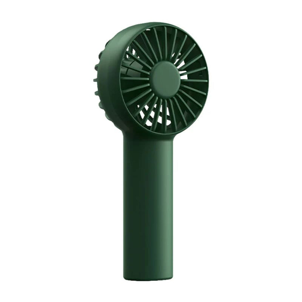 JisuLife Premium Portable Mini Fan Life1 (FA20), USB-C Rechargeable, 3 Wind Speeds, 2000mAh, Deep Green