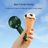 JisuLife Premium Portable Mini Fan Life1 (FA20), USB-C Rechargeable, 3 Wind Speeds, 2000mAh, Alb