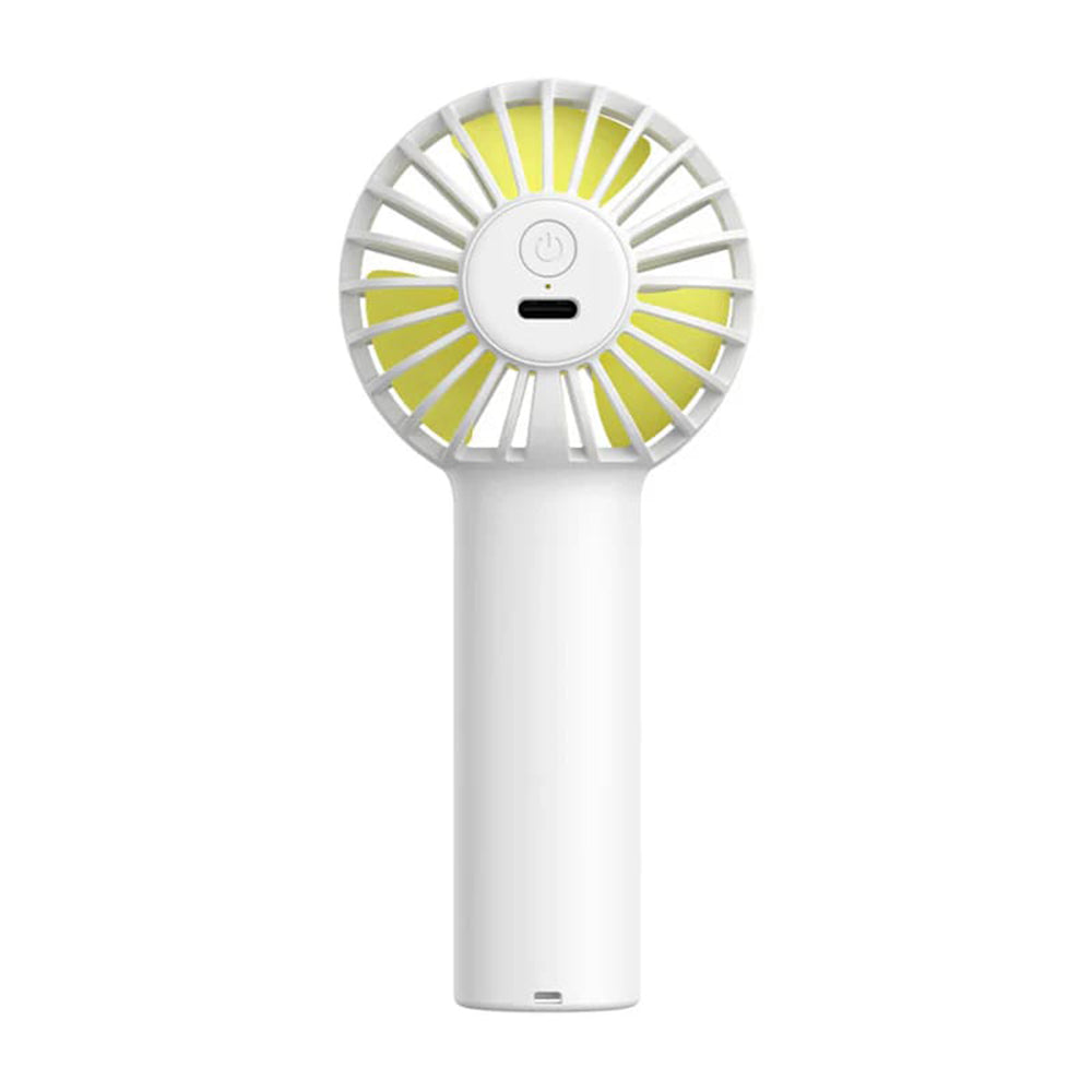 JisuLife Premium Portable Mini Fan Life1 (FA20), USB-C Rechargeable, 3 Wind Speeds, 2000mAh, Alb