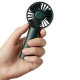 JisuLife Premium Portable Mini Fan Life1 (FA20), USB-C Rechargeable, 3 Wind Speeds, 2000mAh, Deep Green