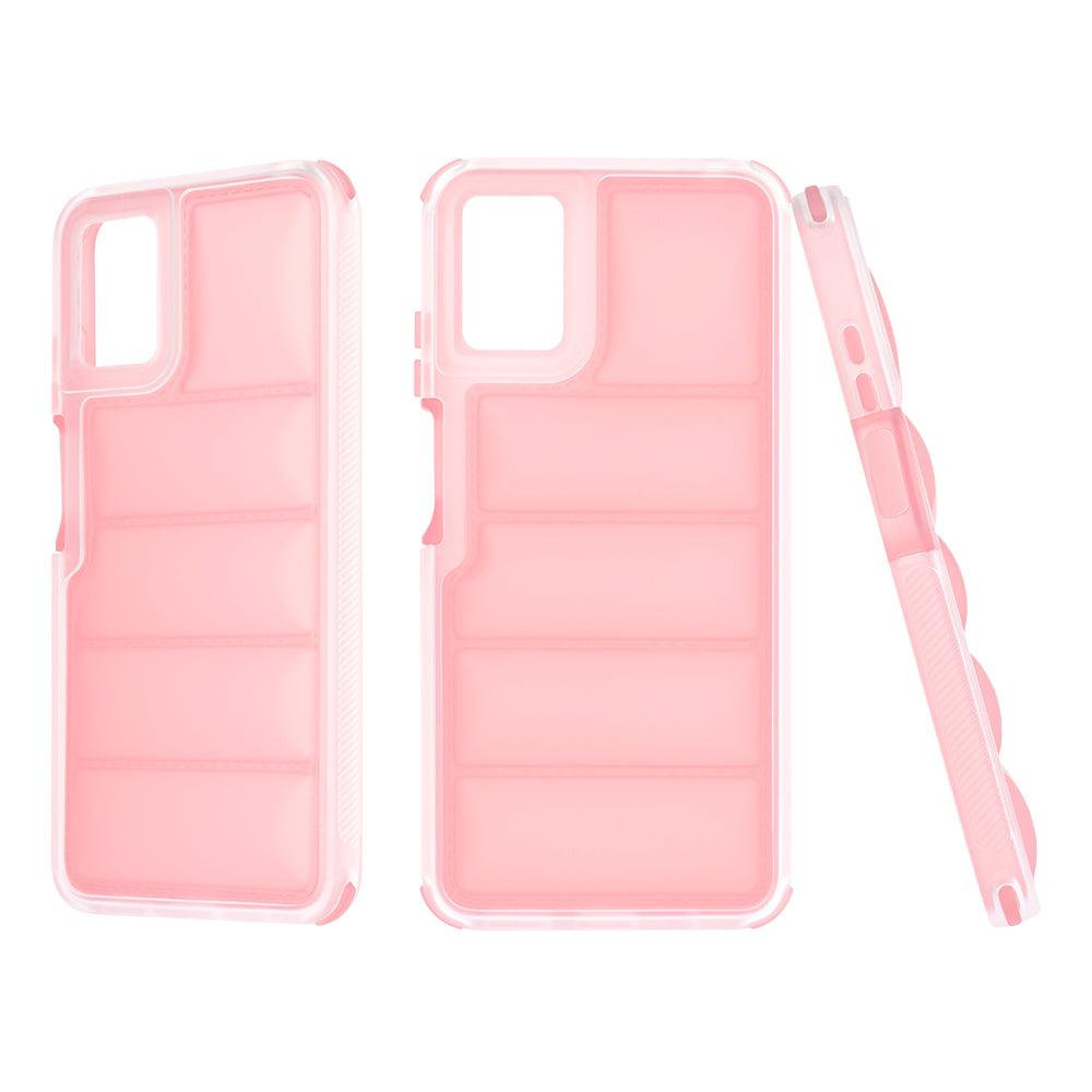 Husa de protectie Techsuit Wave Shield compatibil cu Motorola Moto E22 / Moto E22i, Roz