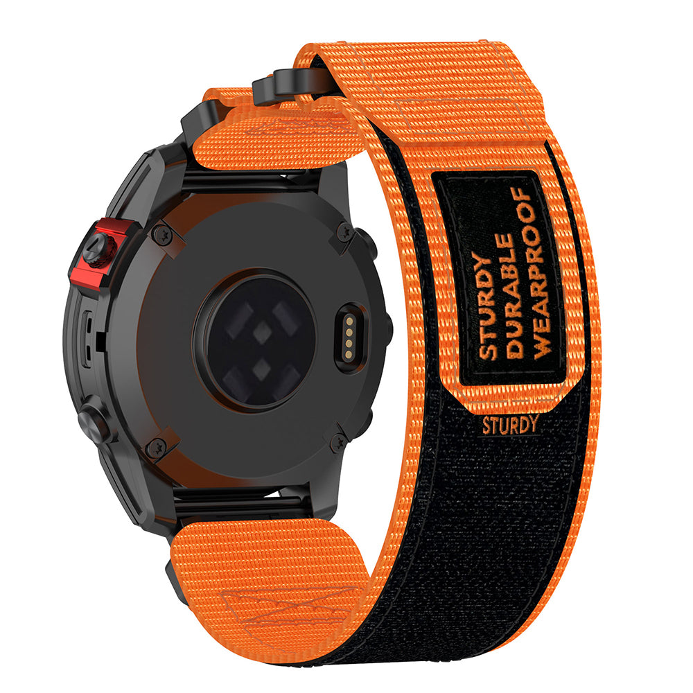 Curea smartwatch Techsuit Watchband QuickFit 26mm (W057) compatibil cu Garmin Fenix 3/3 HR/5X/5X Plus/6X/6X Pro/7X/7X Pro Solar, Portocaliu