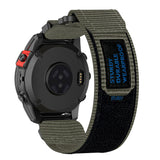Curea smartwatch Techsuit Watchband QuickFit compatibil cu Garmin Fenix 3 / Fenix 5X / Fenix 6X, Verde