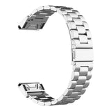 Curea smartwatch Techsuit Watchband QuickFit 26mm (W010) compatibil cu Garmin Fenix 3/3 HR/5X/5X Plus/6X/6X Pro/7X/7X Pro Solar, Argintiu