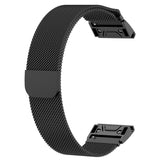 Techsuit Watchband QuickFit 20mm (W009) fekete okosóra szíj
