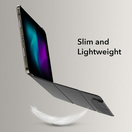 Husa de protectie tableta ESR Ascend Trifold compatibil cu iPad Pro 13 (2024) / iPad Pro 13 (2025), Negru Mat