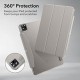Husa de protectie tableta ESR Ascend Trifold compatibil cu iPad Pro 13 (2024) / iPad Pro 13 (2025), Gri