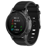 Curea pentru Instinct 2S/2S Solar/Approach S70 42mm/fenix 7S Pro Sapphire Solar - Techsuit Watchband QuickFit 20mm (W058) - Black