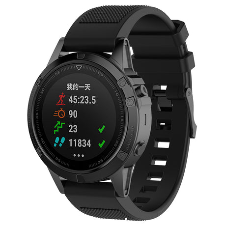 Curea pentru Instinct 2S/2S Solar/Approach S70 42mm/fenix 7S Pro Sapphire Solar - Techsuit Watchband QuickFit 20mm (W058) - Black