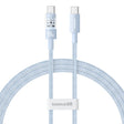 Cablu Baseus Gem (P10373000311-00), Type-C to Type-C, Super Fast Charging 100W, 1m, Galaxy Blue