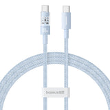 Cablu Baseus Gem (P10373000311-00), Type-C to Type-C, Super Fast Charging 100W, 1m, Galaxy Blue