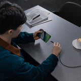 Cablu Baseus Gem (P10373001111-01), USB-C to Lightning, Fast Charging 20W, 2m, Cluster Black