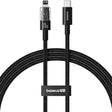 Cablu Baseus Gem (P10373001111-01), USB-C to Lightning, Fast Charging 20W, 2m, Cluster Black