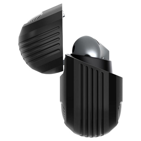Casti Spigen Protection Case Rugged Armor (ACS08330), for Samsung Galaxy Buds 3 / 3 Pro / 3 FE, Aluminum Holder, Negru