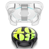 Accesoriu smartwatch Spigen (set de 2) Glas.tR EZ Fit (AGL08493) compatibil cu Samsung Galaxy Watch7 44mm, Transparent