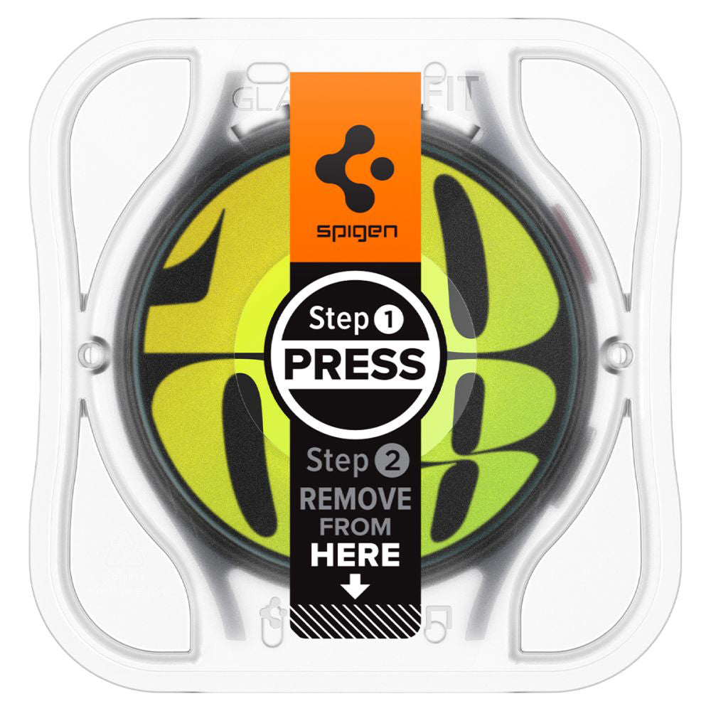 Accesoriu smartwatch Spigen (set de 2) Glas.tR EZ Fit (AGL08493) compatibil cu Samsung Galaxy Watch7 44mm, Transparent
