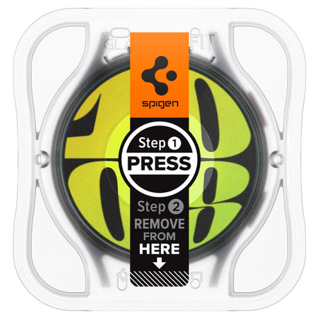Accesoriu smartwatch Spigen (set de 2) Glas.tR EZ Fit (AGL08493) compatibil cu Samsung Galaxy Watch7 44mm, Transparent