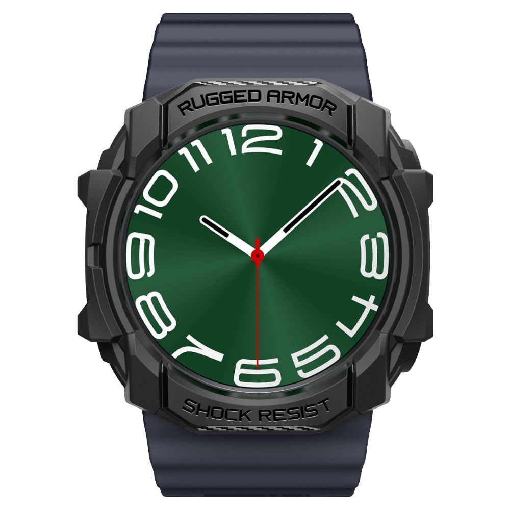 Accesoriu smartwatch Spigen Rugged Armor (ACS08426) compatibil cu Samsung Galaxy Watch Ultra 47mm, Negru