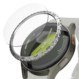 Accesoriu smartwatch Ringke Bezel Styling compatibil cu Samsung Galaxy Watch7 40mm, Argintiu Pattern5 (Cb-Gw7-40-01)