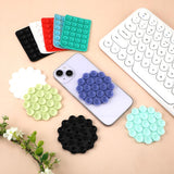 Suport Techsuit Phone (SP-CUP), Suction Pad for Selfies, Silicone, Adhesive Mount, Round Shape, Roz