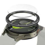 Accesoriu smartwatch Ringke Premium Bezel Styling compatibil cu Samsung Galaxy Watch7 40mm, Negru Pattern2 (Cb-Gw7-40-99)