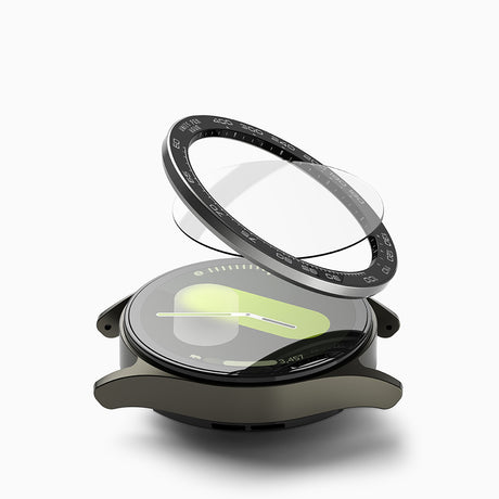 Accesoriu smartwatch Ringke Premium Bezel Styling compatibil cu Samsung Galaxy Watch7 44mm, Negru Pattern1 (Cb-Gw7-44-98)