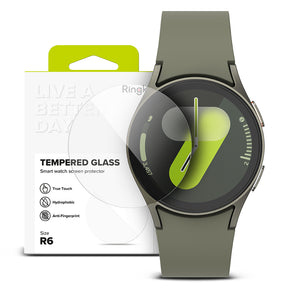 Folie de protectie smartwatch Ringke Tempered Glass R6 (set de 4) compatibil cu Samsung Galaxy Watch7 44mm, Transparent