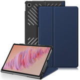 Husă Techsuit FoldPro albastră pentru tableta Lenovo Tab Plus