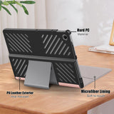 Husa de protectie tableta Techsuit FoldPro compatibil cu Lenovo Tab Plus, Roz Auriu