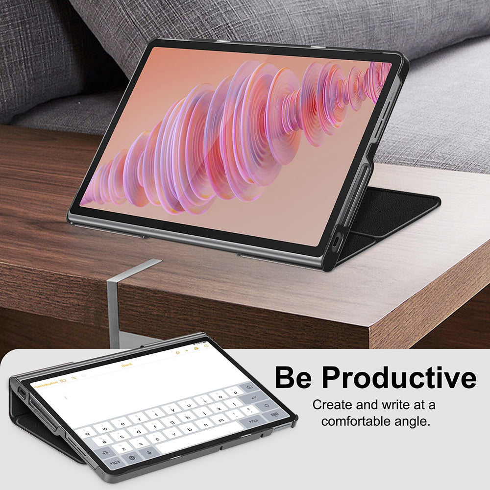 Husa de protectie tableta Techsuit FoldPro compatibil cu Lenovo Tab Plus, Negru
