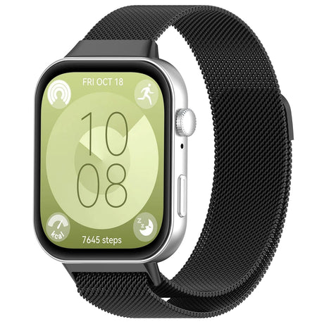 Curea smartwatch Techsuit Watchband W009 neagră pentru Huawei Watch Fit 3