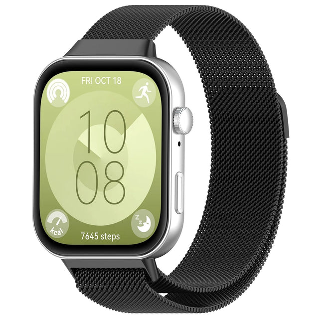 Curea smartwatch Techsuit Watchband W009 neagră pentru Huawei Watch Fit 3