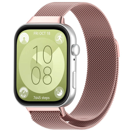Curea smartwatch Techsuit Watchband W009 roz pentru Huawei Watch Fit 3